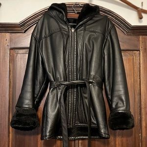 Wilson’s Leather Faux Fur coat